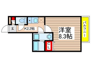 ミリアビタ稲毛の物件間取画像